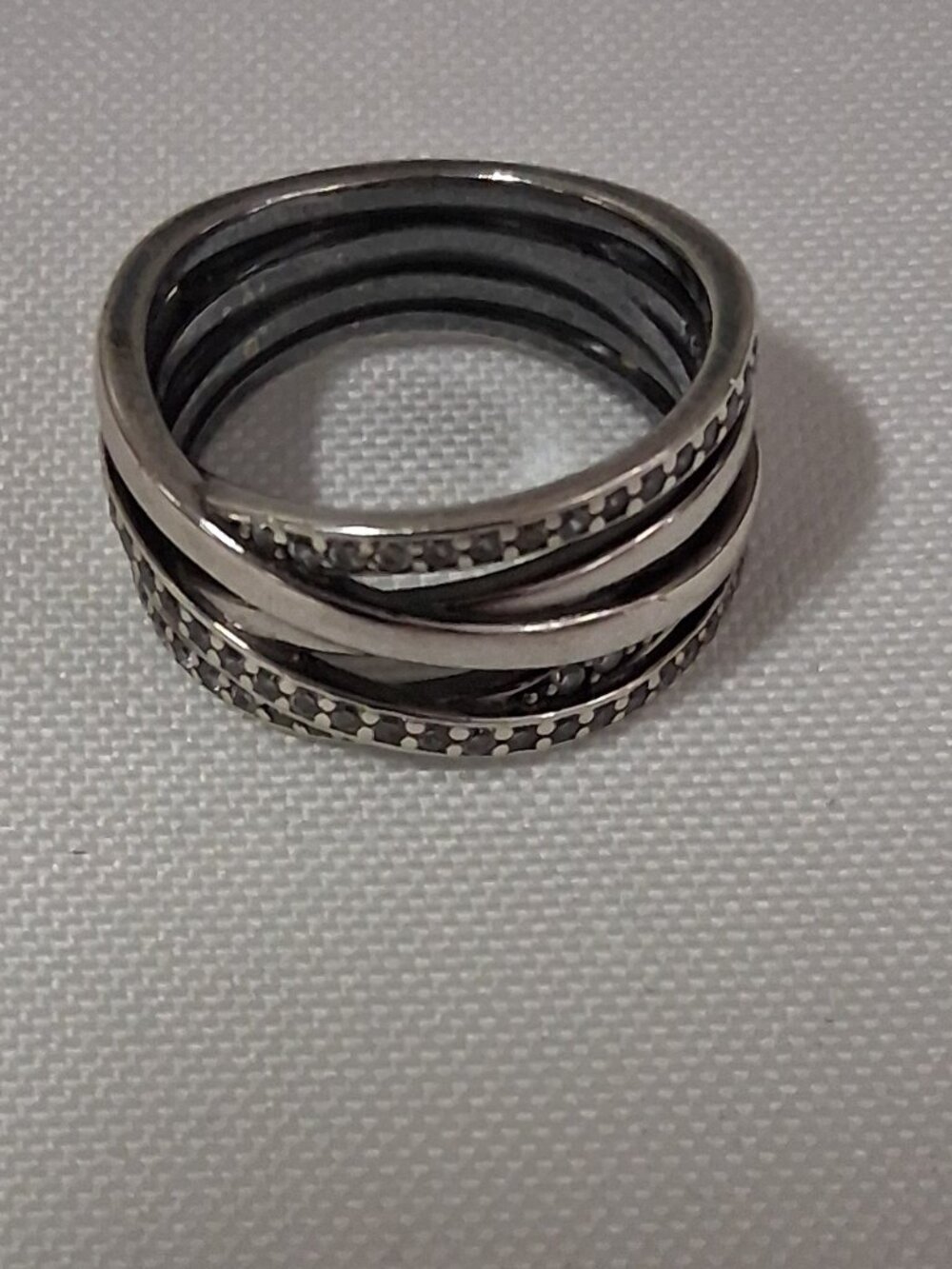 Pandora Sparkling & Polished Lines Ring – 190919CZ-58
